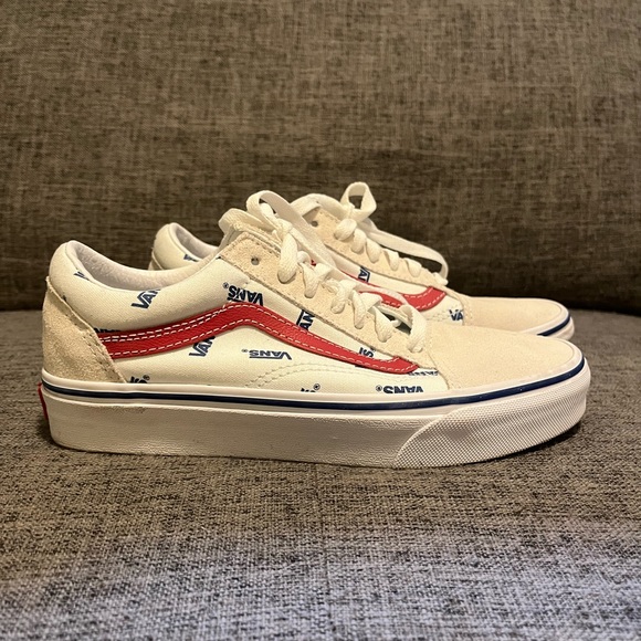 Vans Shoes - Vans sk8 low blue and red